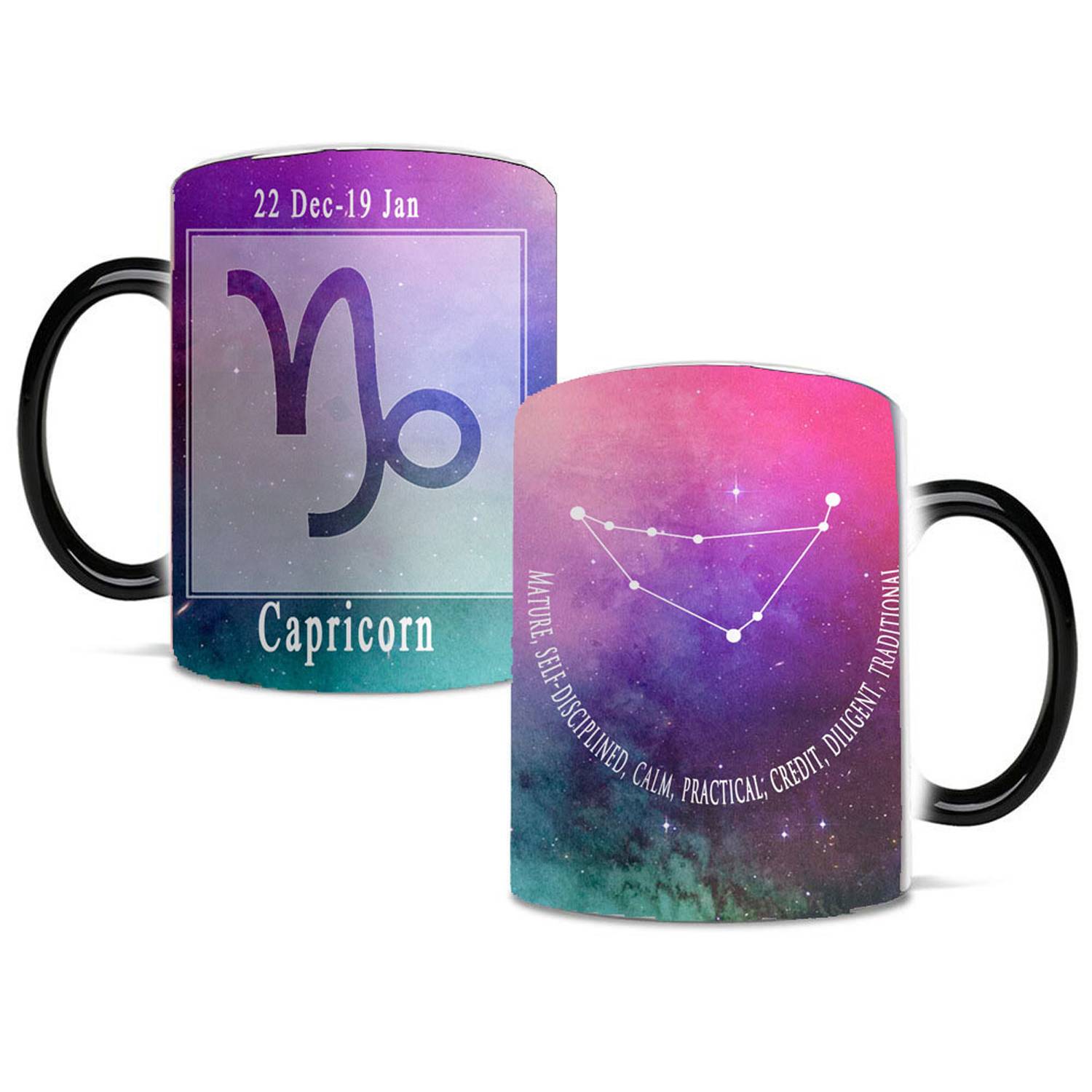 12oz Color-Changing Ceramic Zodiac Mug – Star Sign Cup 7