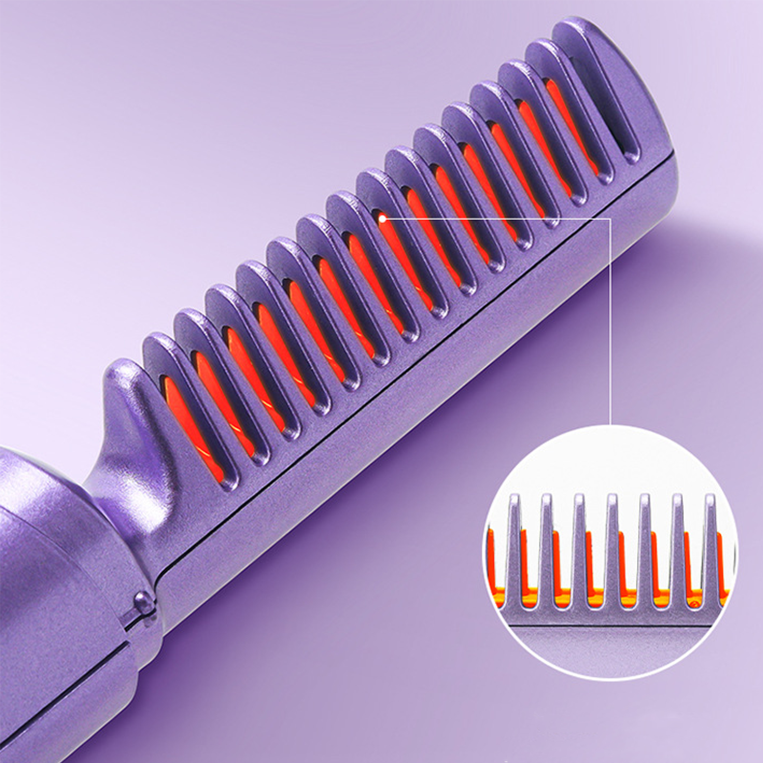 Portable Wireless Negative Ion Straightening Brush 3