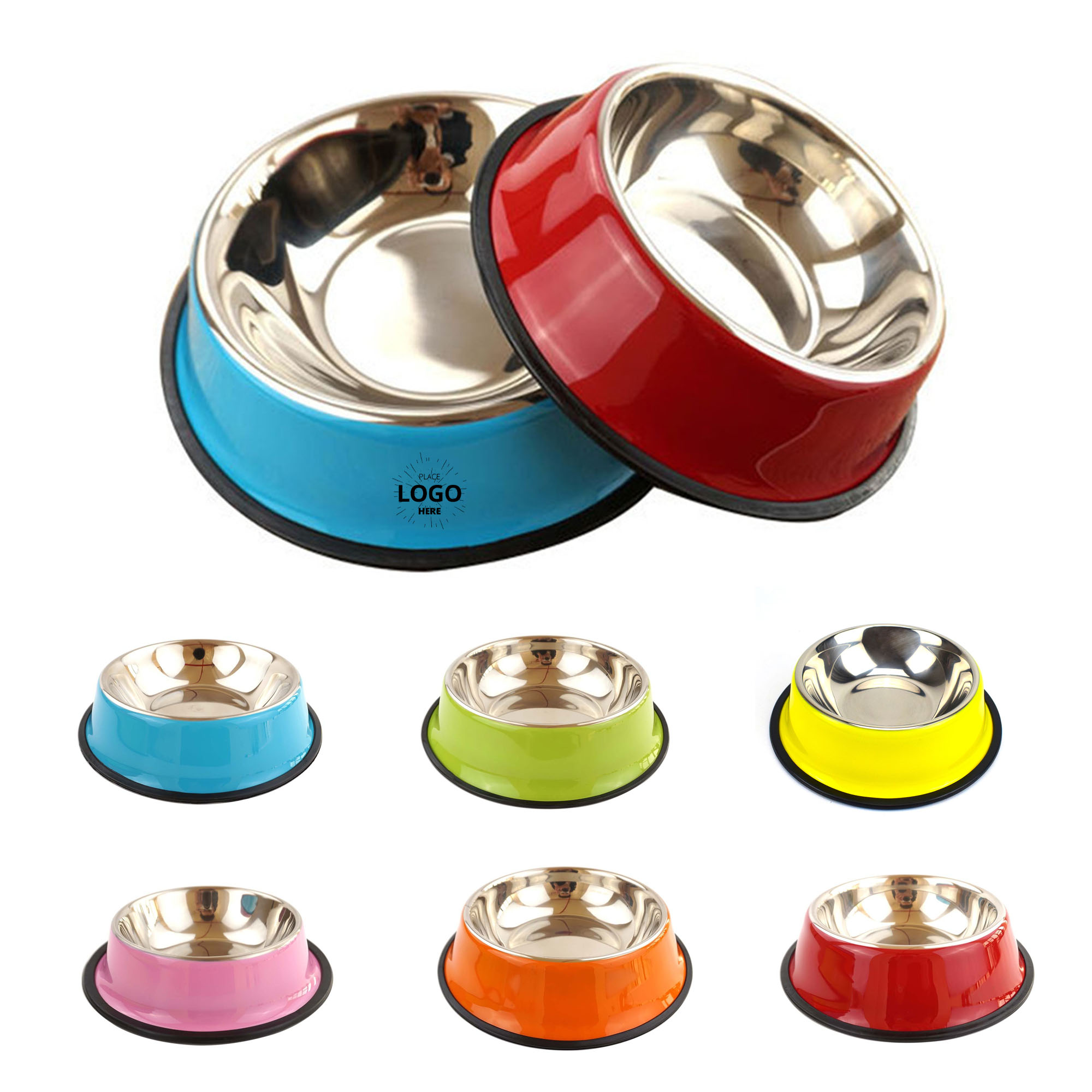 Colorful Steel Pet Treat Bowl Food Tray 2