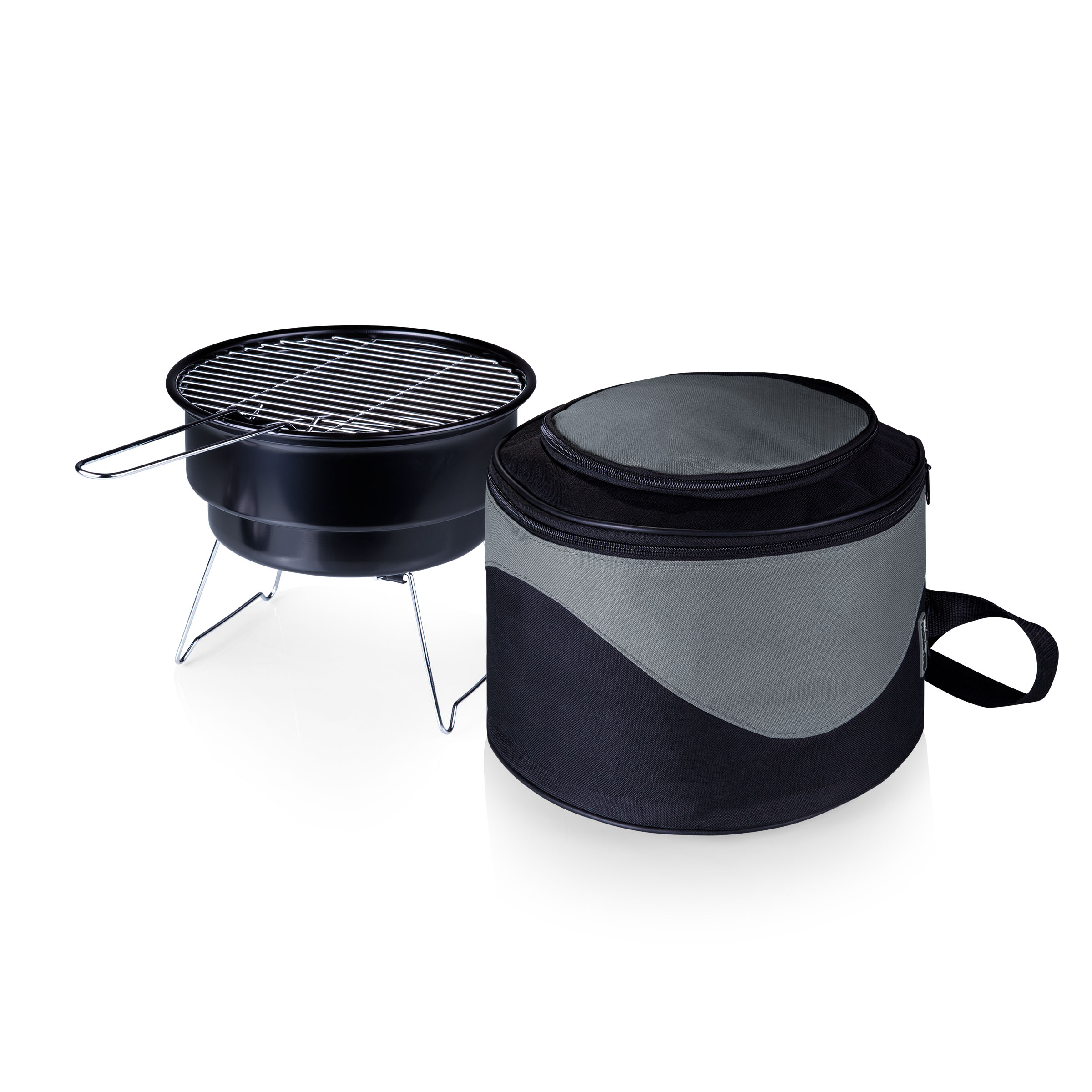 Caliente Portable Charcoal Grill & Cooler Tote 3