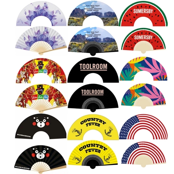 Custom Printed Folding Fans 9