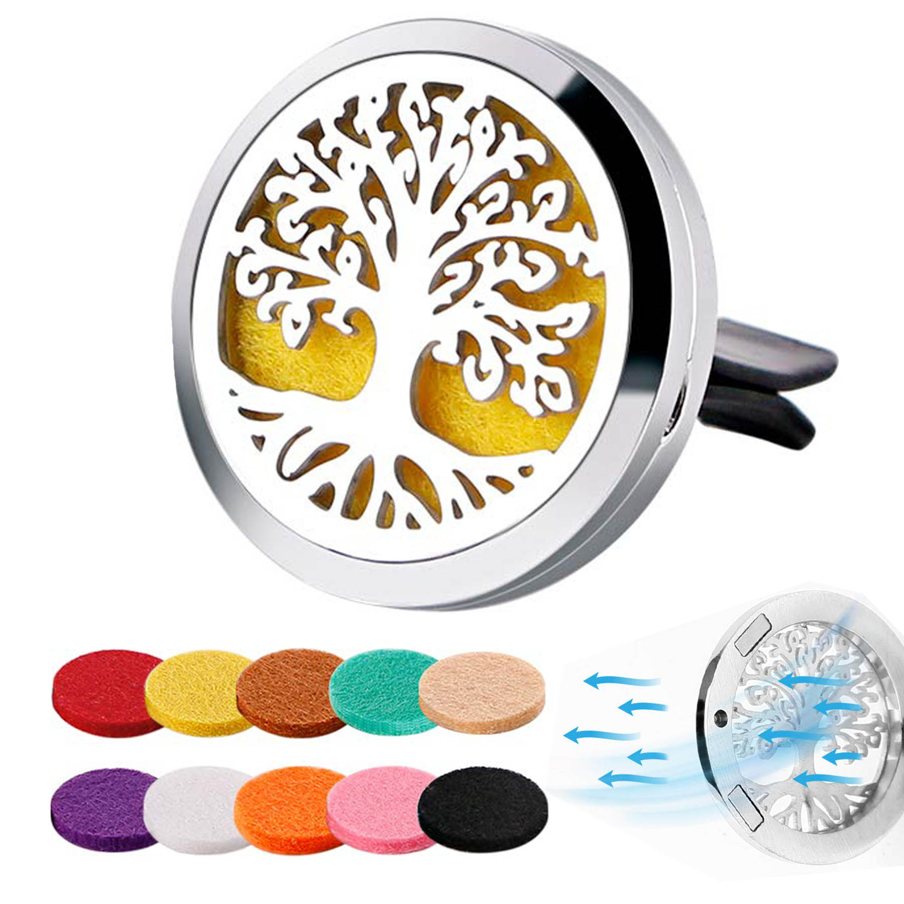 Car Essential Oil Diffuser Vent Clip 1