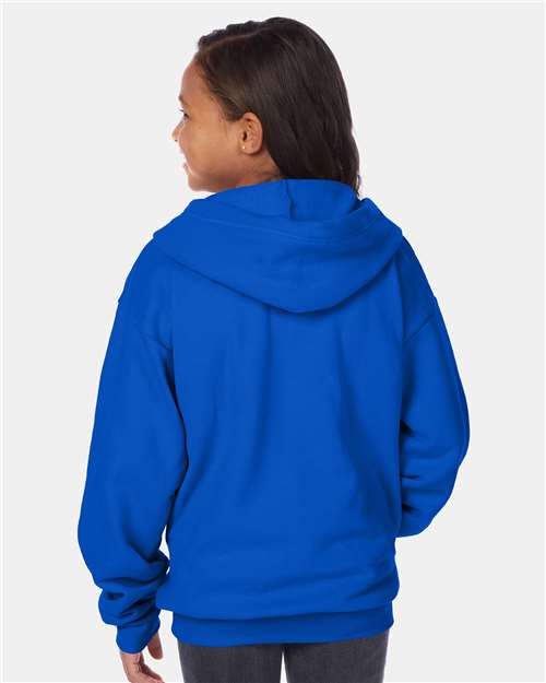 Youth EcoSmart® Full-Zip Hooded Sweatshirt - P480 31