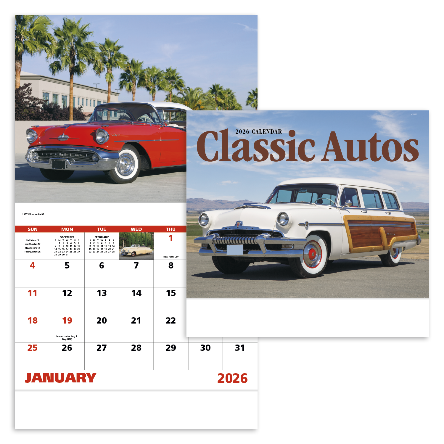 Good Value™ Classic Autos - Stapled Calendar 23