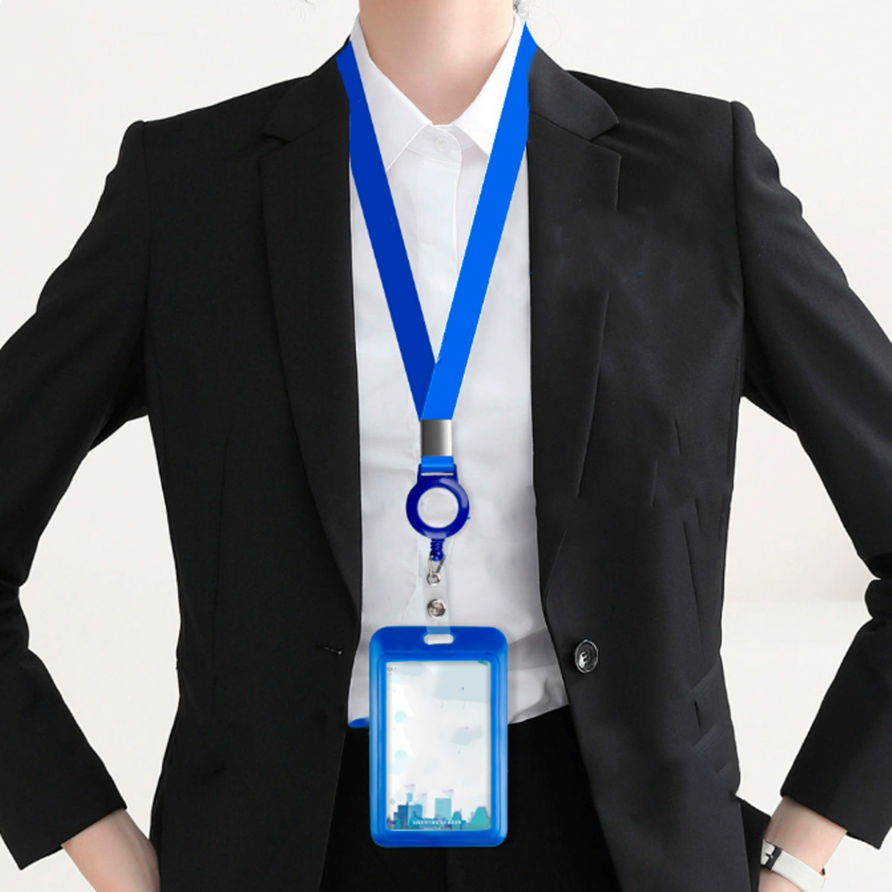 Telescopic Buckle Certificate Hanging Rope 2