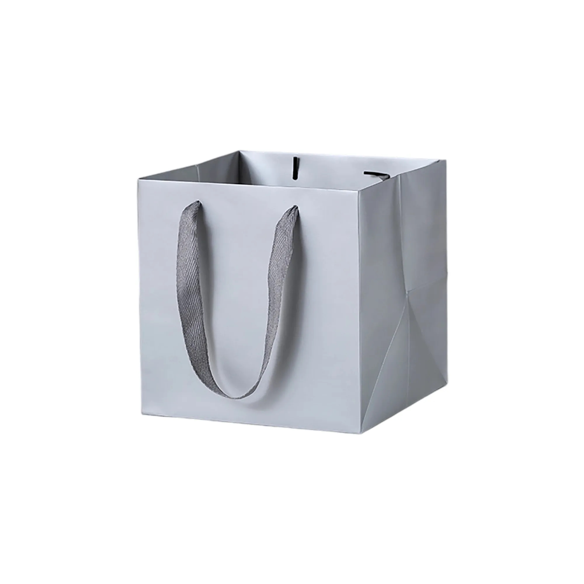 Square Kraft Paper Luxury Tote Bag 7