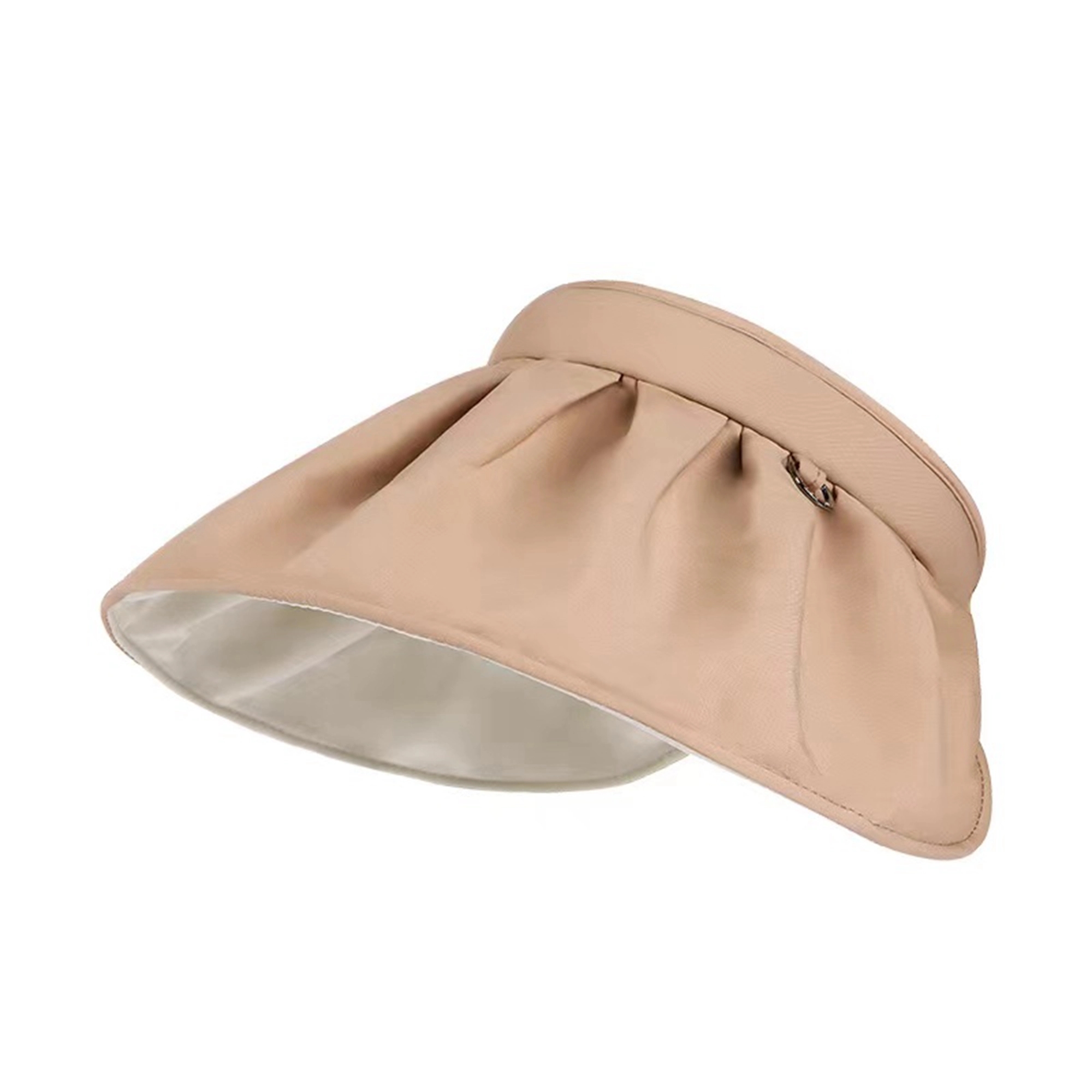 2 In 1 Hairpin Wide Brim Sun Rain Proof Hat 7