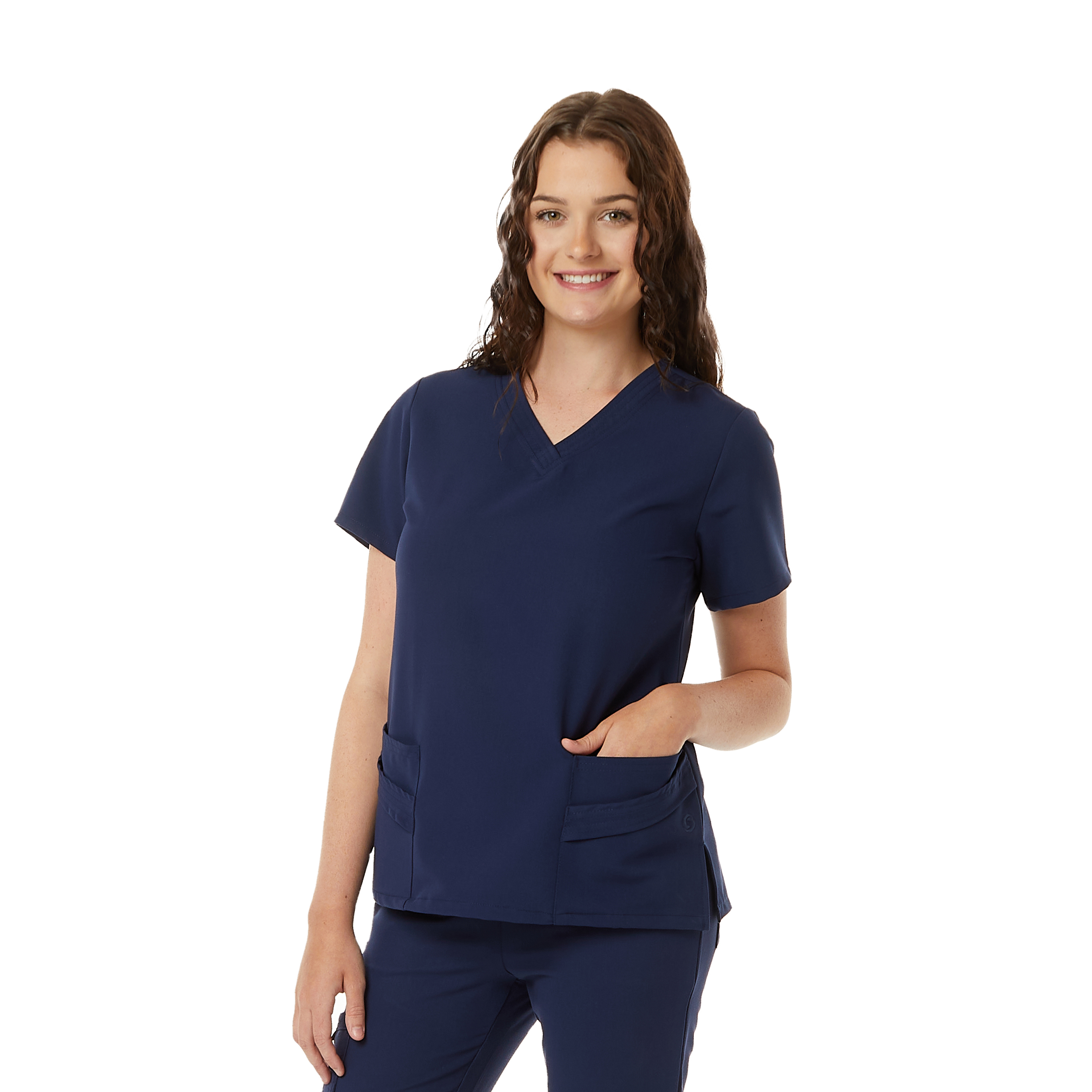 Spectrum's Womens WYND Multi-Pocket Scrub Top 6