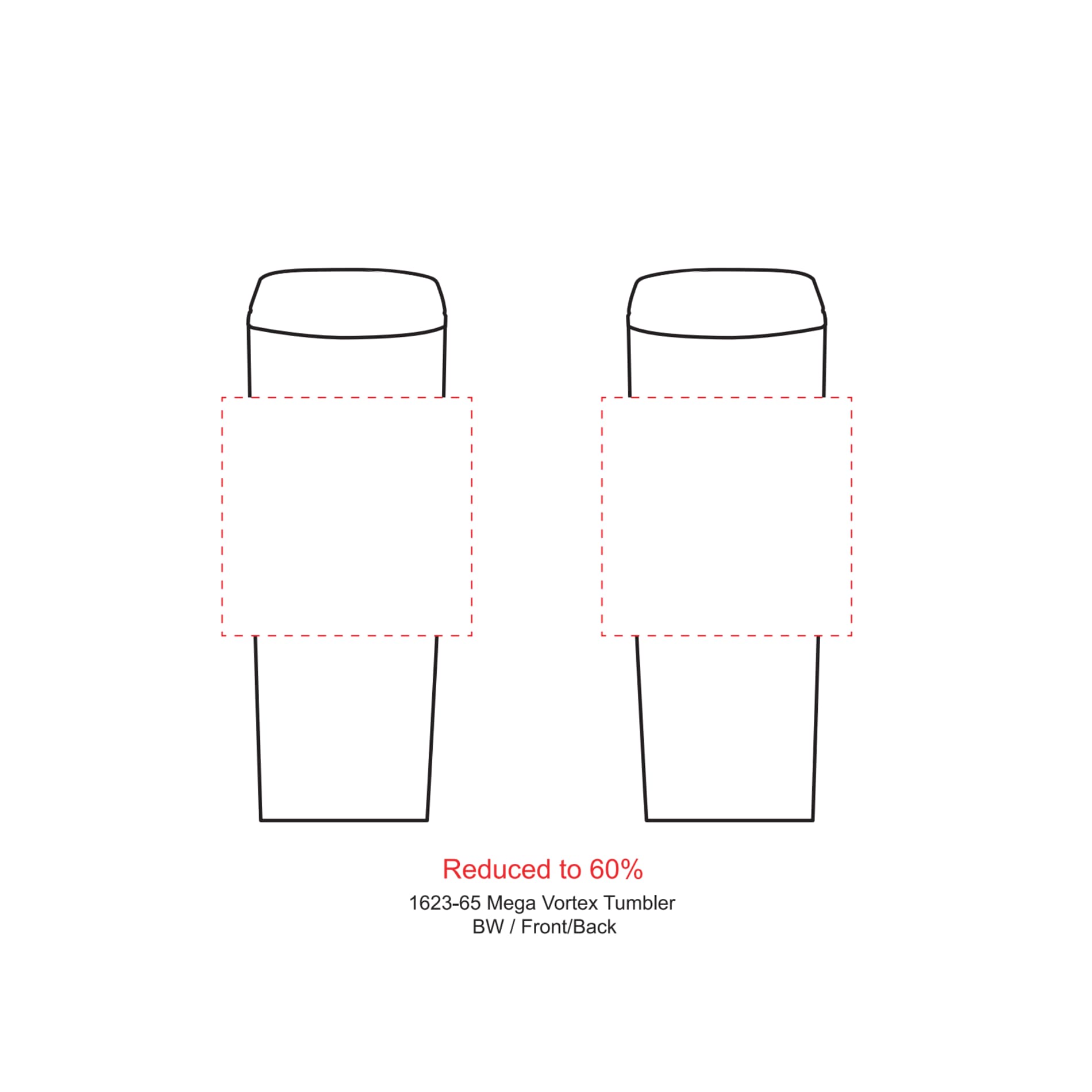 Mega Vortex Tumbler 24oz 48