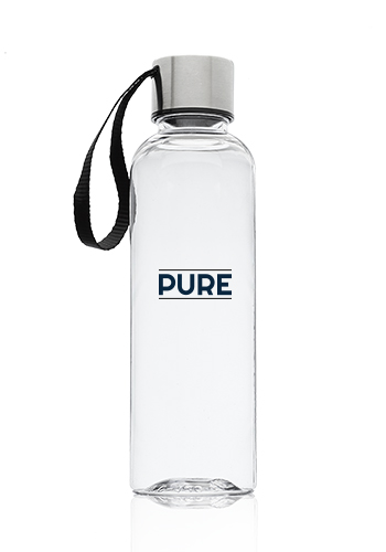 17 oz. Genie Plastic Water Bottle with Strap 10