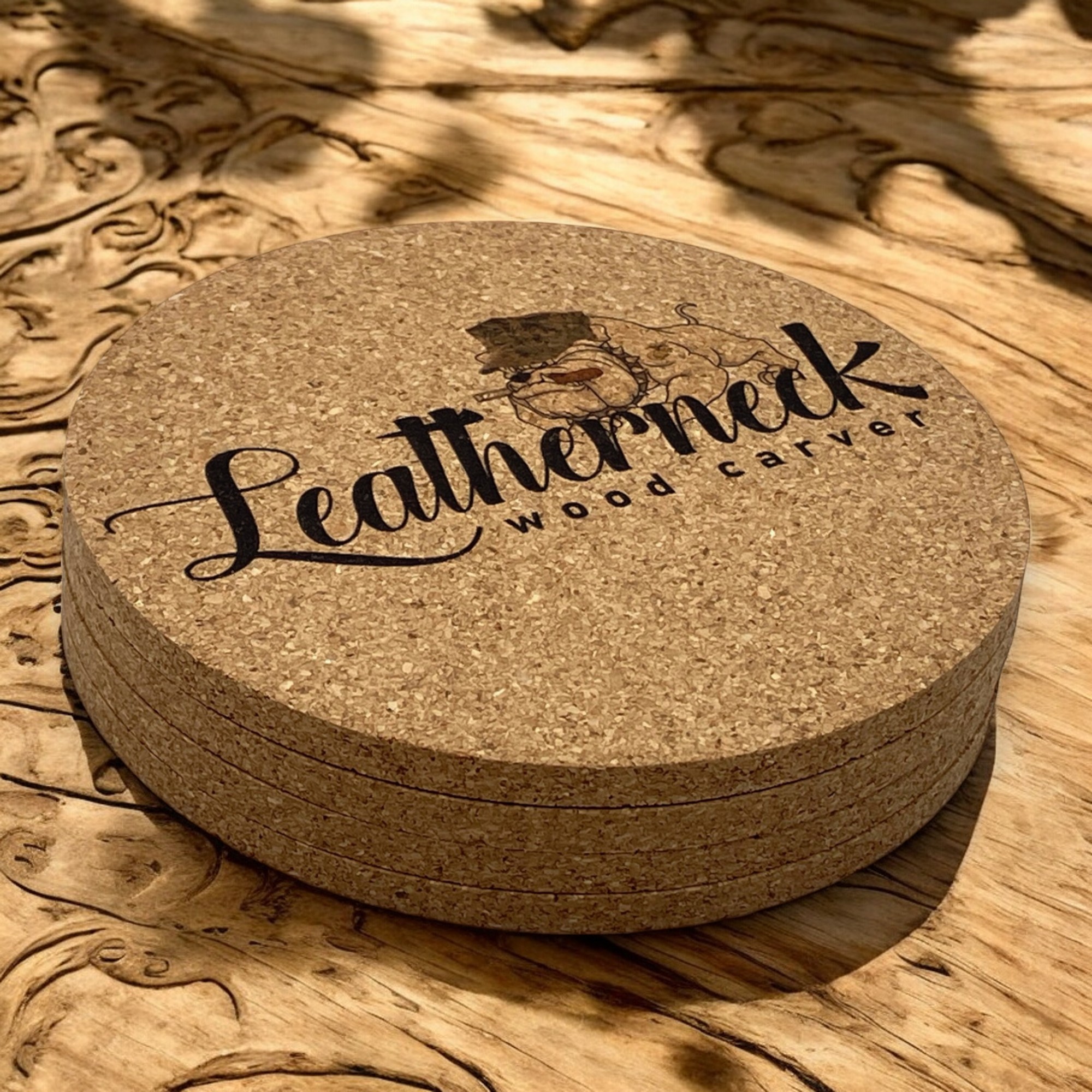 Round Cork Coaster 8