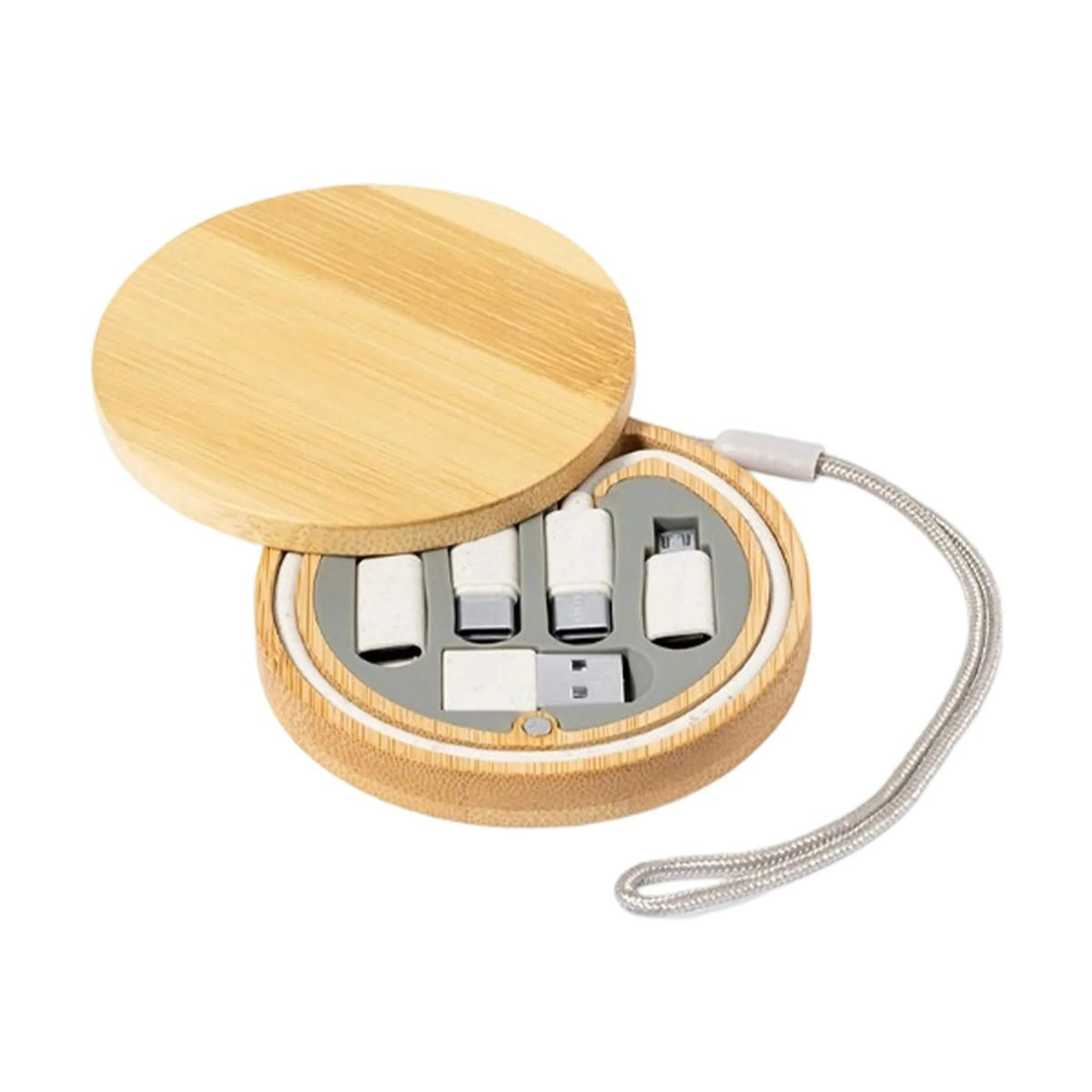Wheat Straw and Bamboo Charging Accessory Set 1