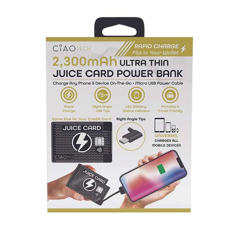 2300 mAh Juice Card Power Banks 2