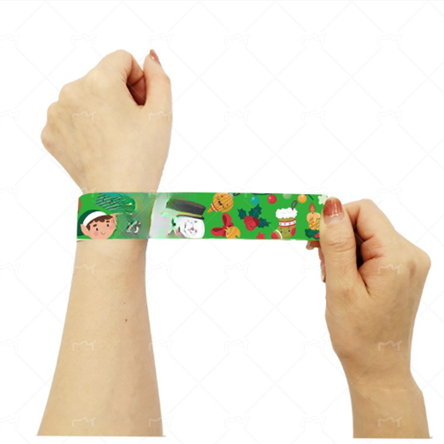 Christmas Decoration Slap Bracelets 7