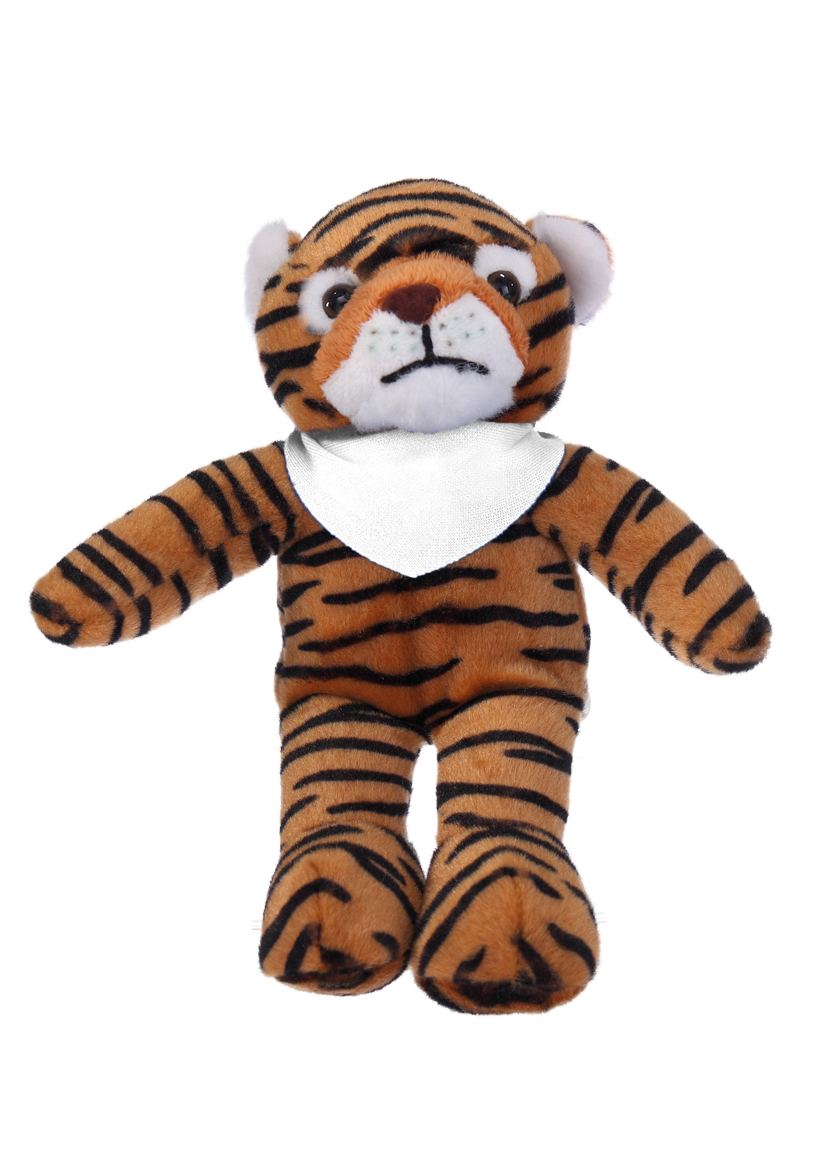 Soft Plush Stuffed Tiger with Bandana 5