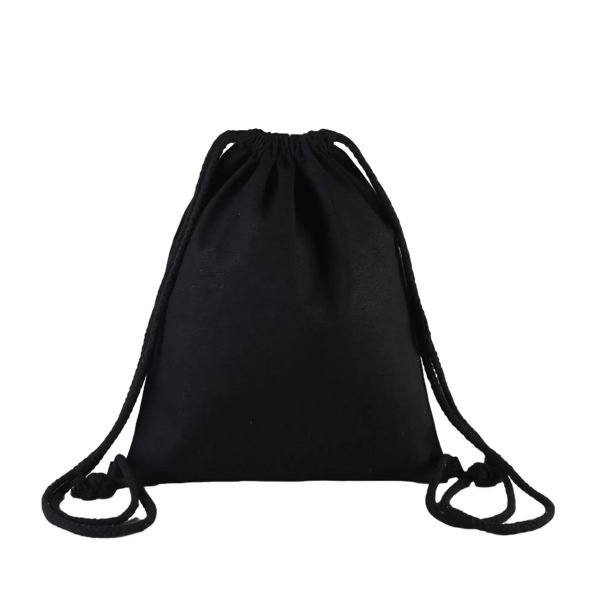 Canvas Drawstring Bag Bundle Pocket MOQ 100PCS 9