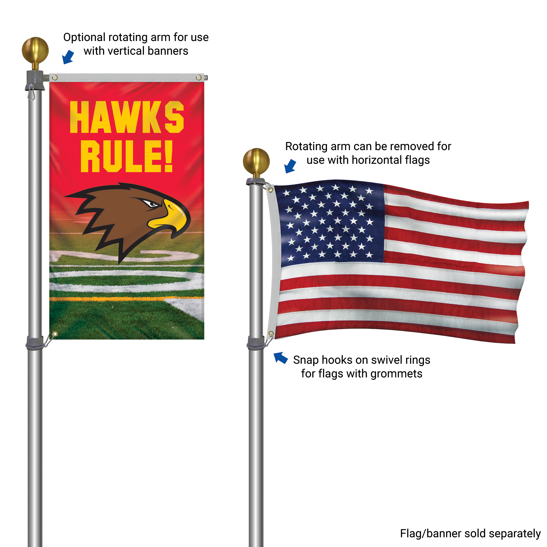 Multi-Use Telescoping Pole 2