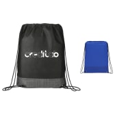 Crossweave Heat Sealed Drawstring Bag 6