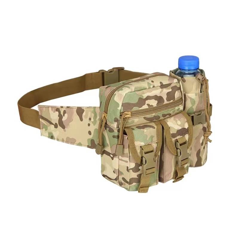 Outdoor Tactical Waist Slip Pack With Water Bottle Holder 11