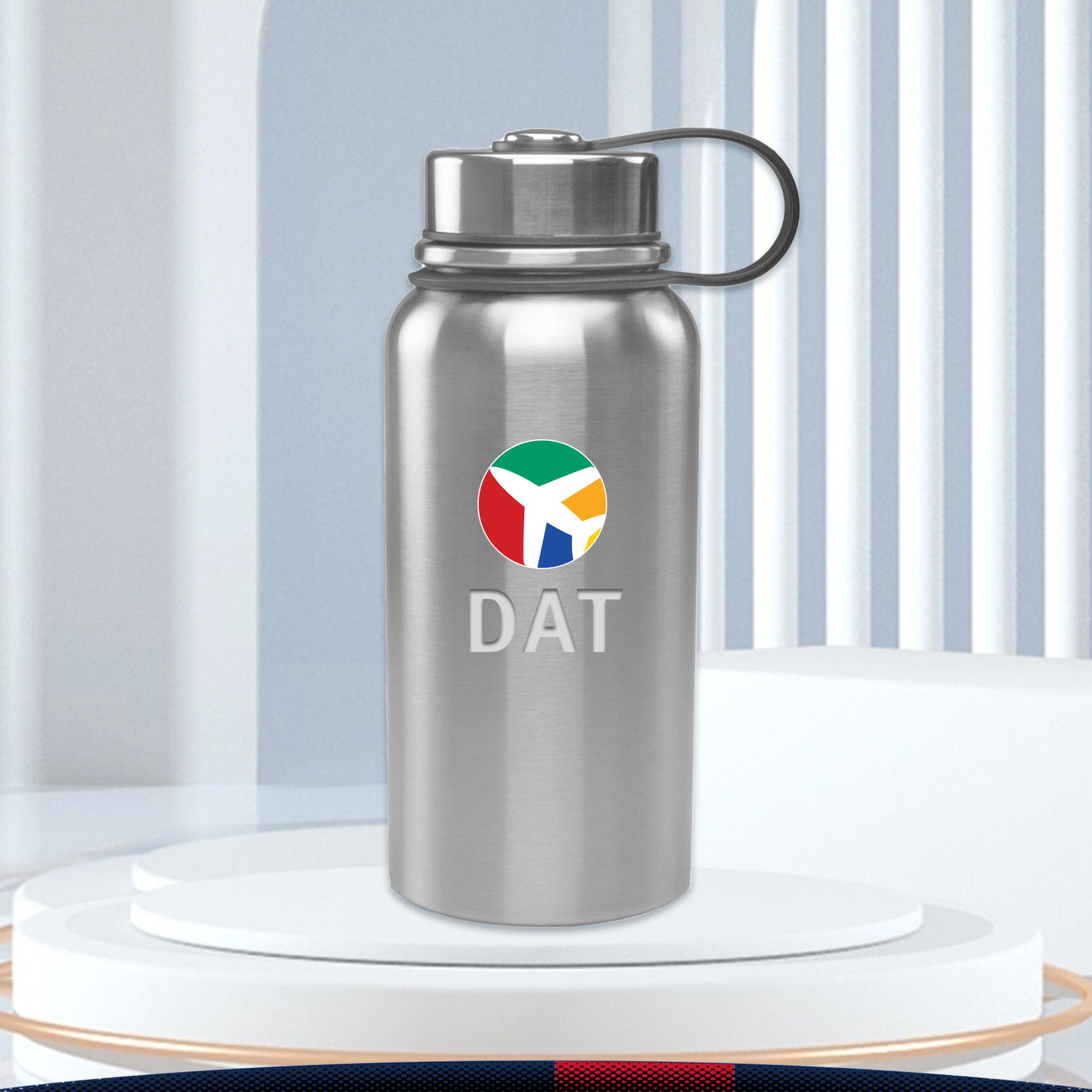 Beatly Stainless Steel Water Bottle - 27 OZ., custom water bottle with logo imprint 5