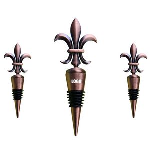 Charming Floral Design Wine Cork Bottle Stopper 7