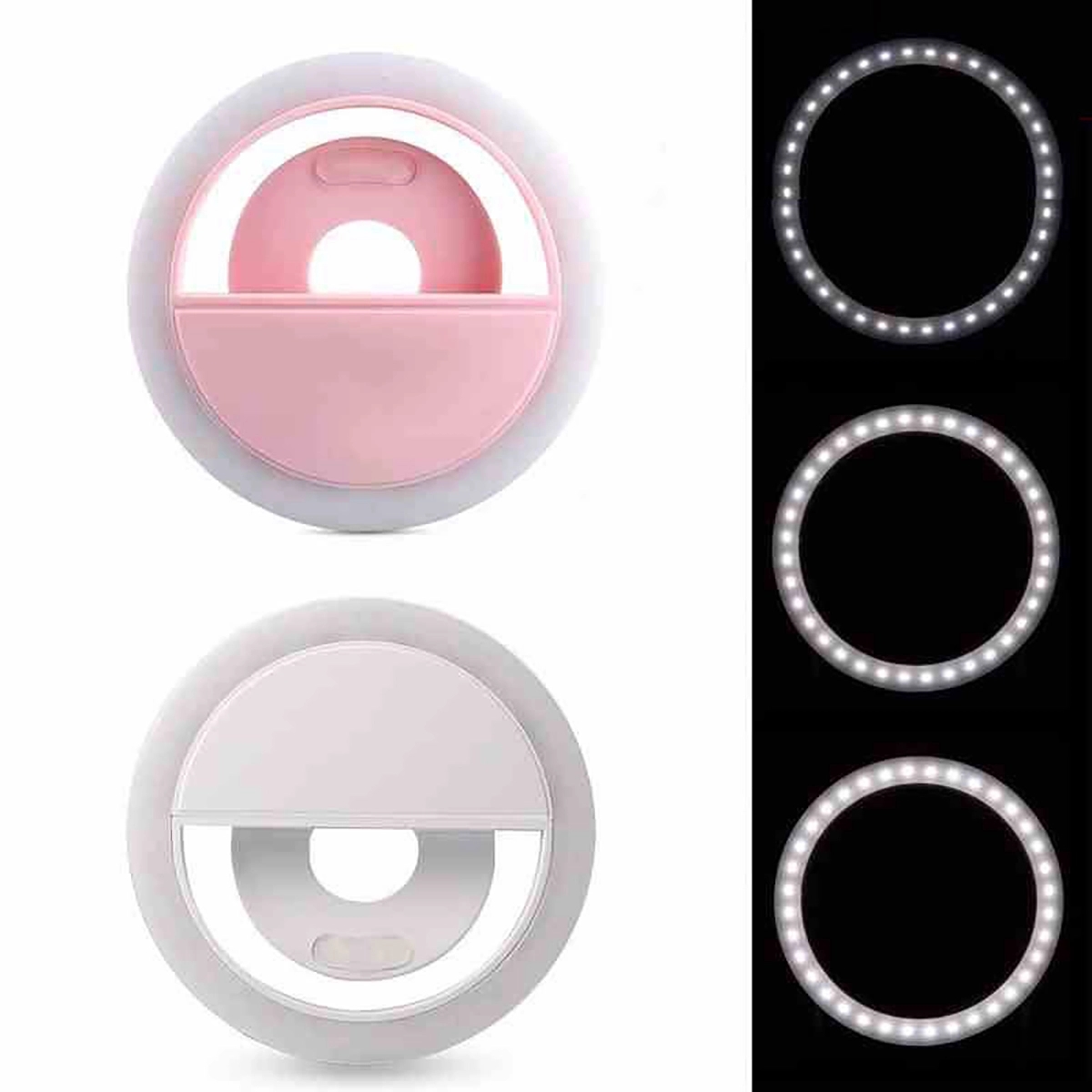 Portable Clip-on Selfie Ring Light for Smart Phone 8