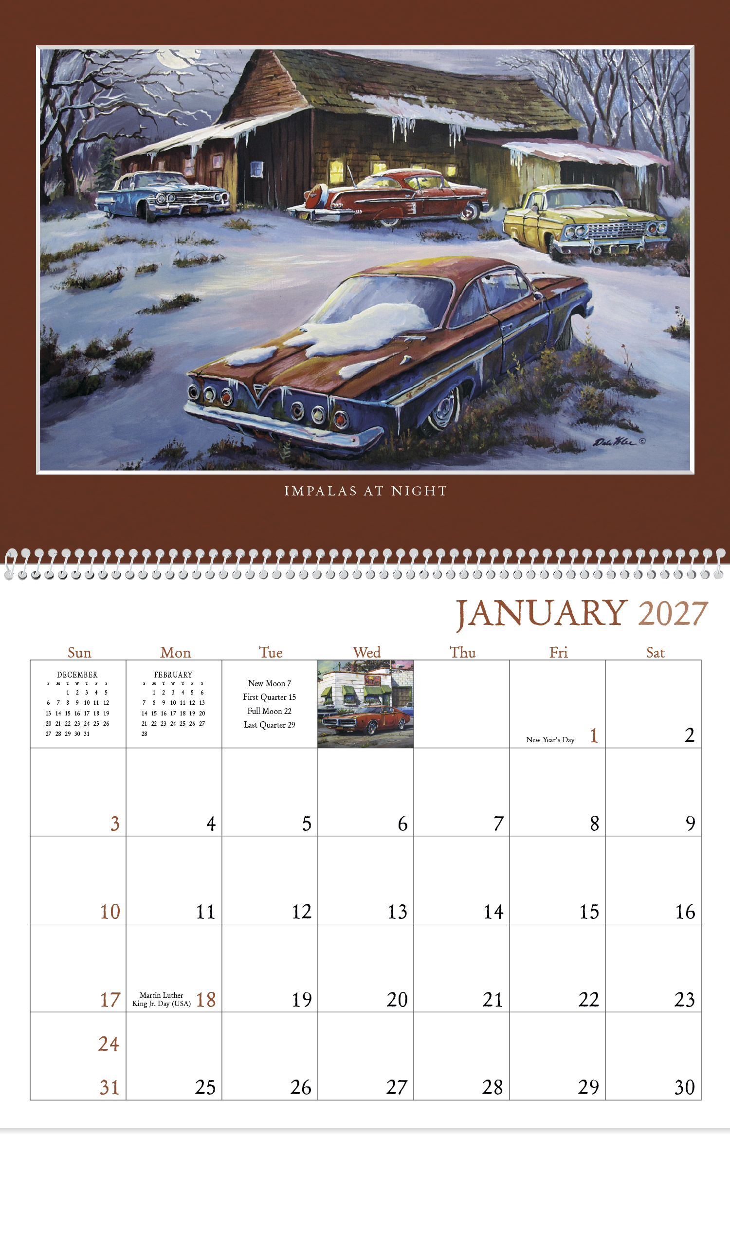 Triumph® Calendars Junkyard Classics by Dale Klee Calendar 56