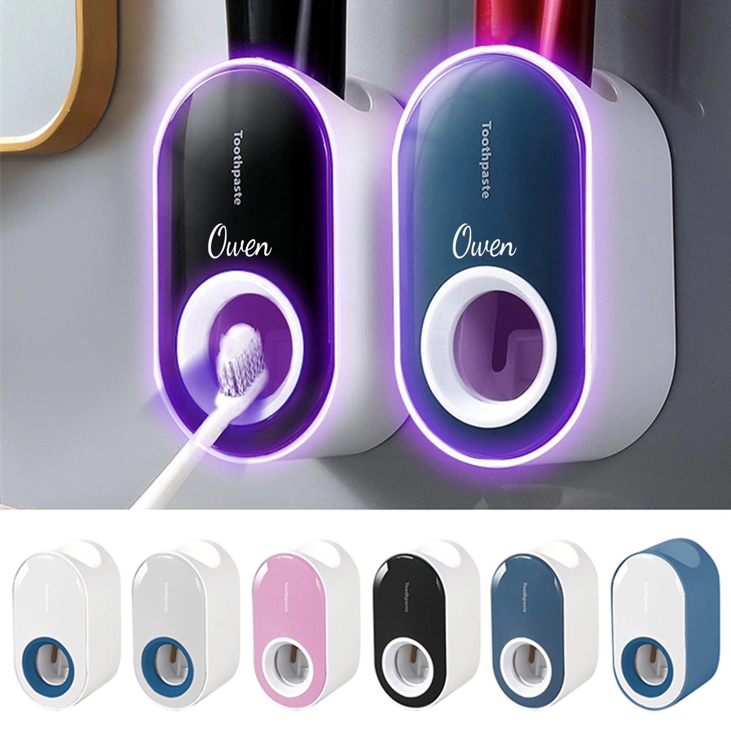 Wall-Mounted Automatic Toothpaste Squeezer 1