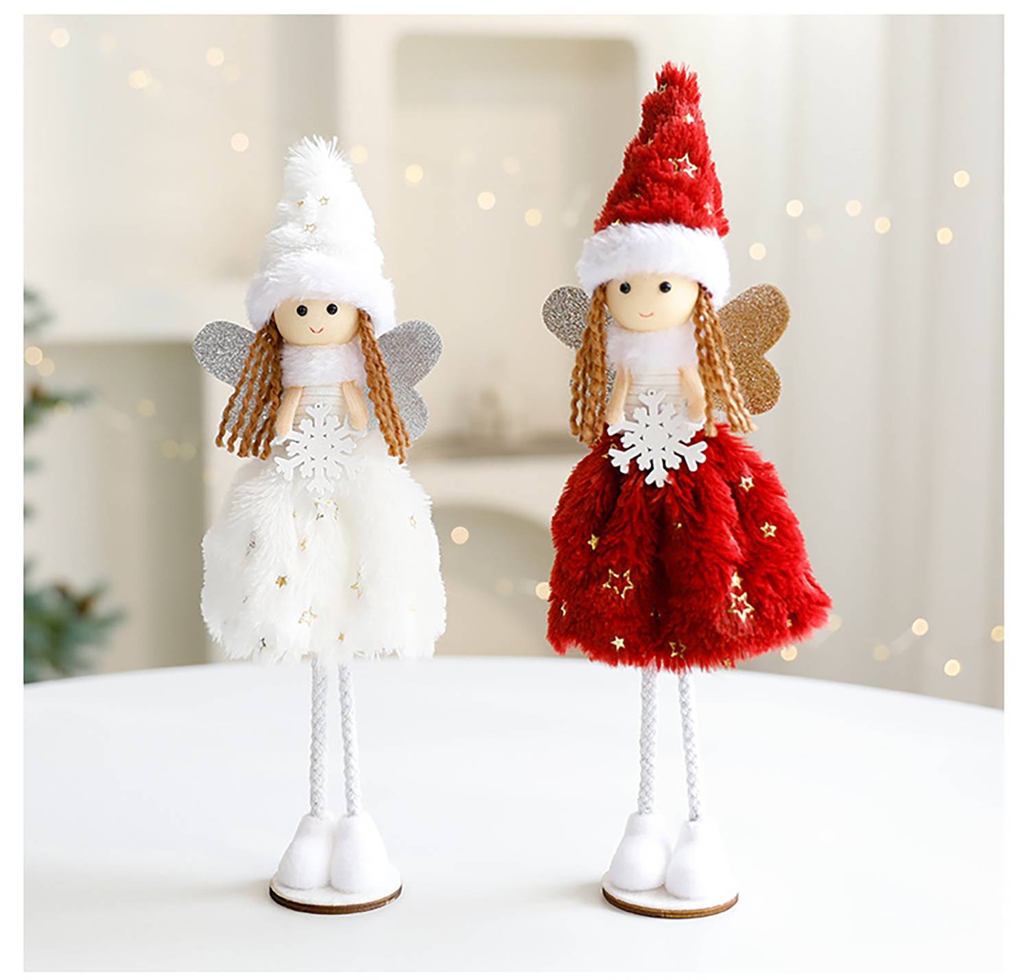 Cute Easter Plush Angel Doll Ornament 5