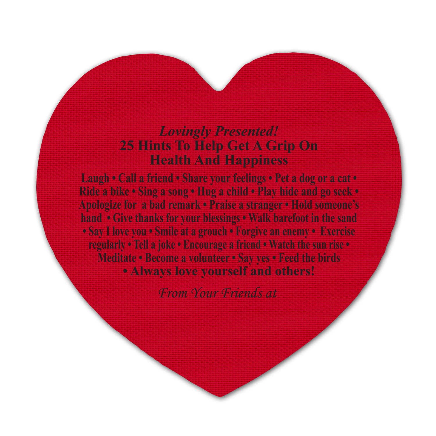 Health & Happiness Heart Jar Opener 18