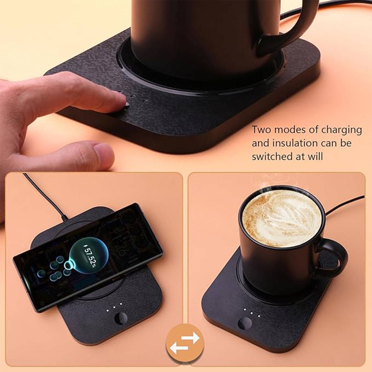 Custom Electric Self Heated Plate CoffeeMug Warmer 5