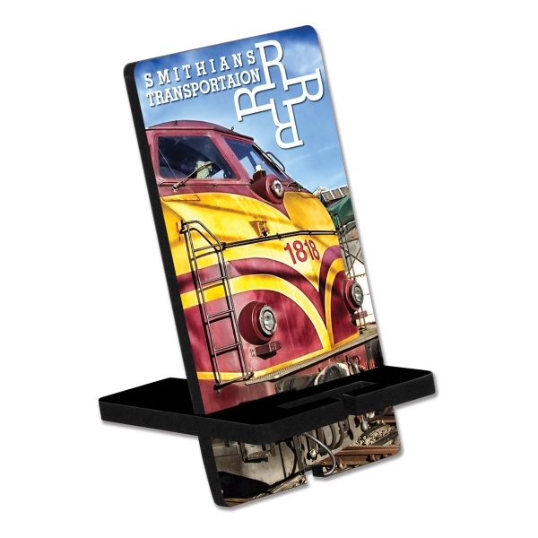 Ultra Vivid Recycled Wood Cell Phone Holder 3