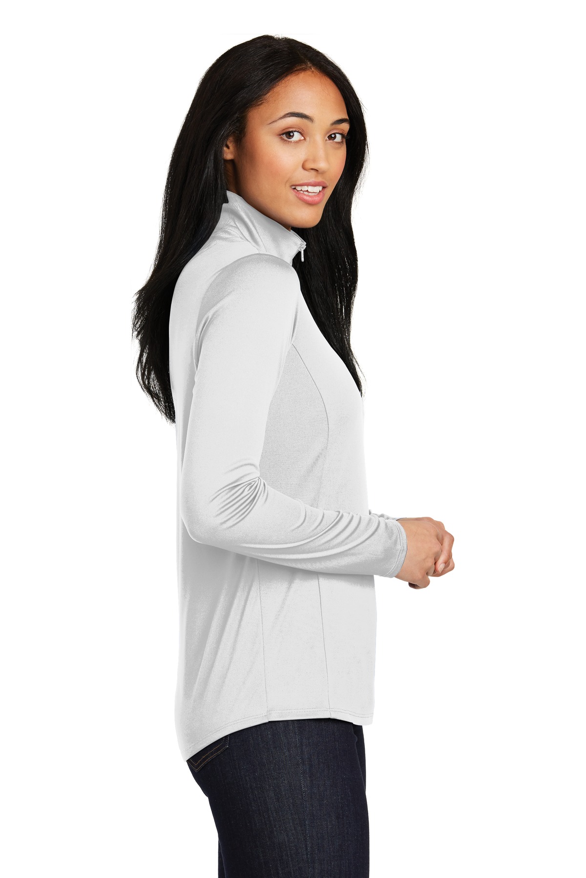 Sport-Tek Women's PosiCharge Competitor 1/4-Zip Pullover. LST357, custom hoodie or sweatshirt with logo imprint 18
