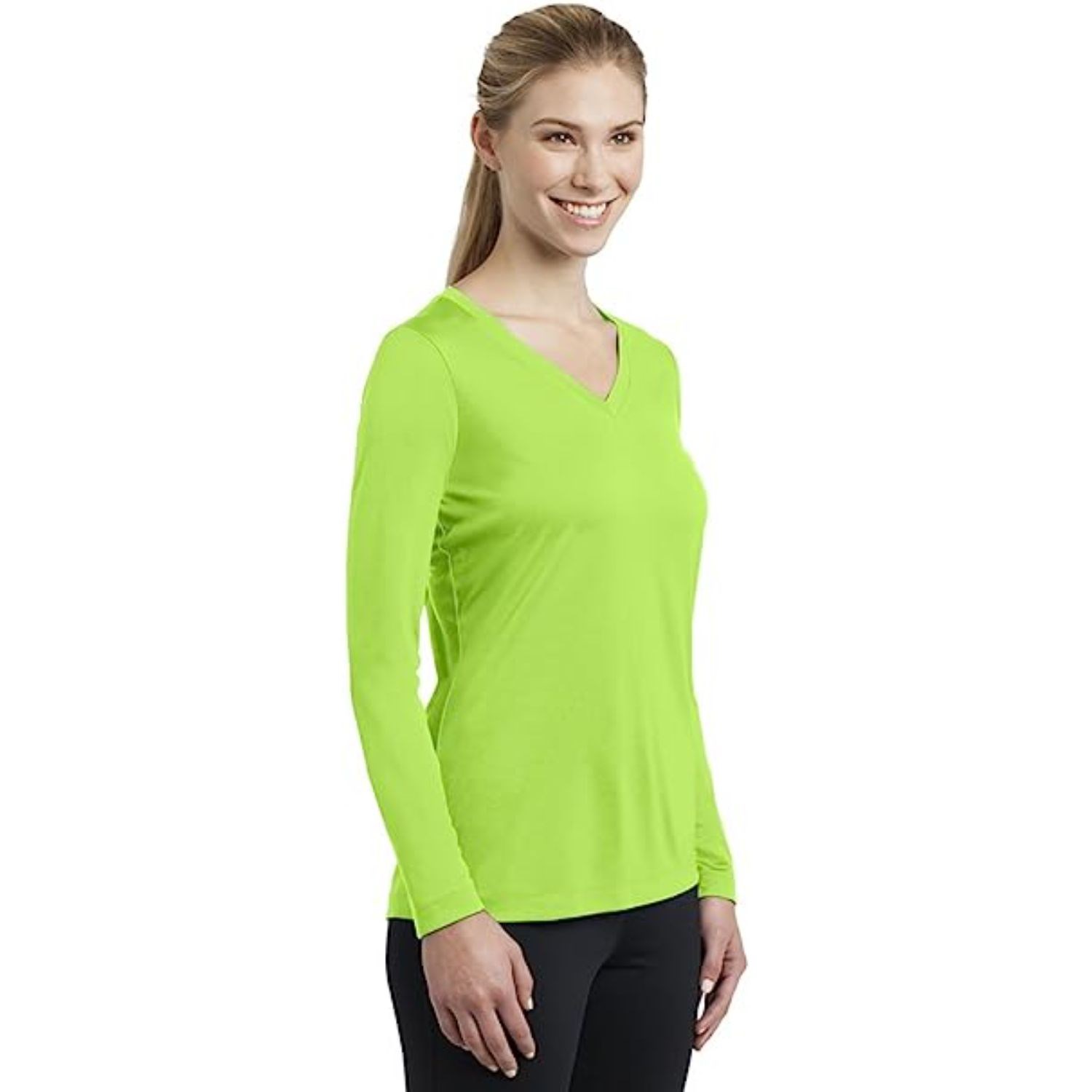 REPREVE® - Women's rPET Performance V-Neck T-Shirt 1