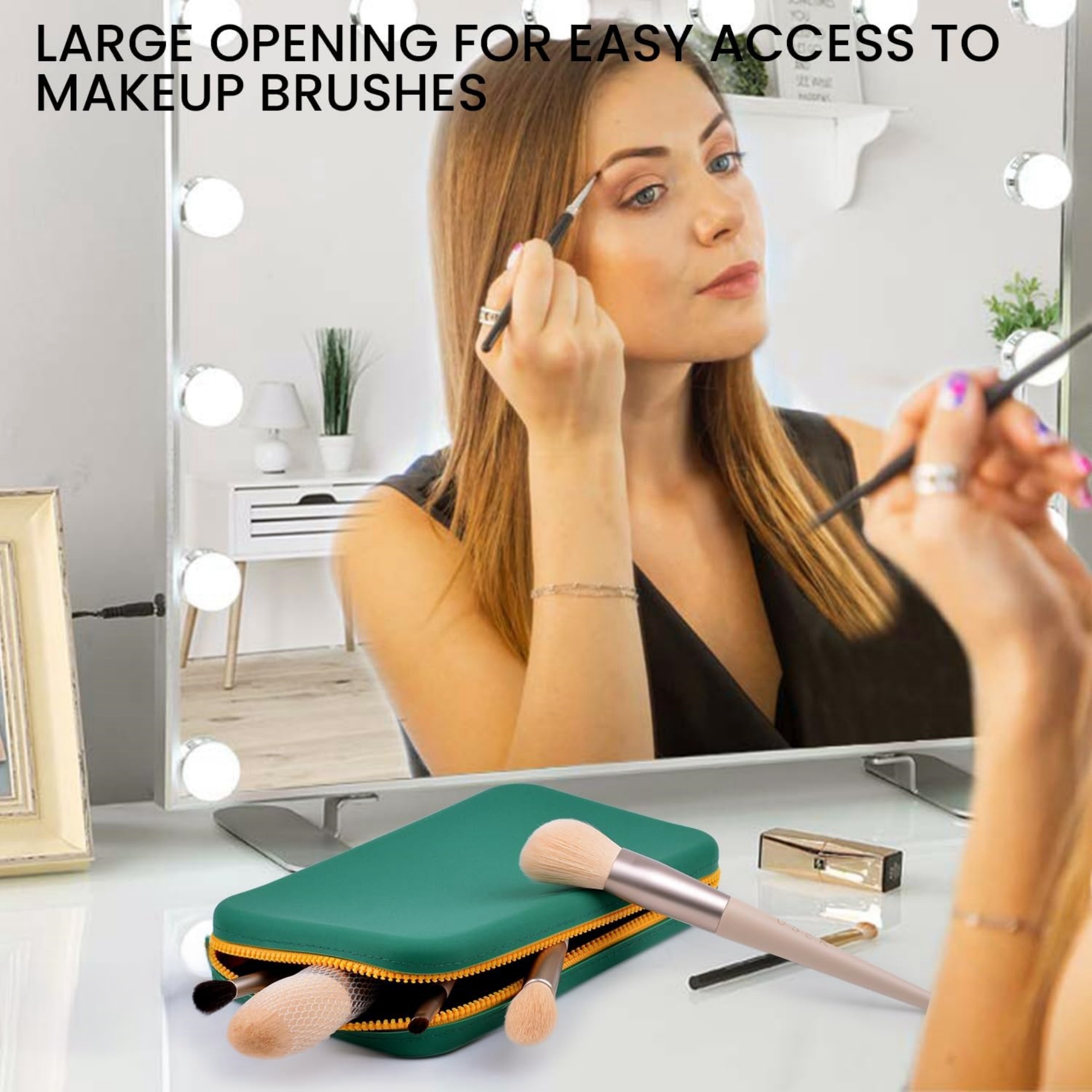 Silicone Makeup Bag, Tech Organizer Pouch 7