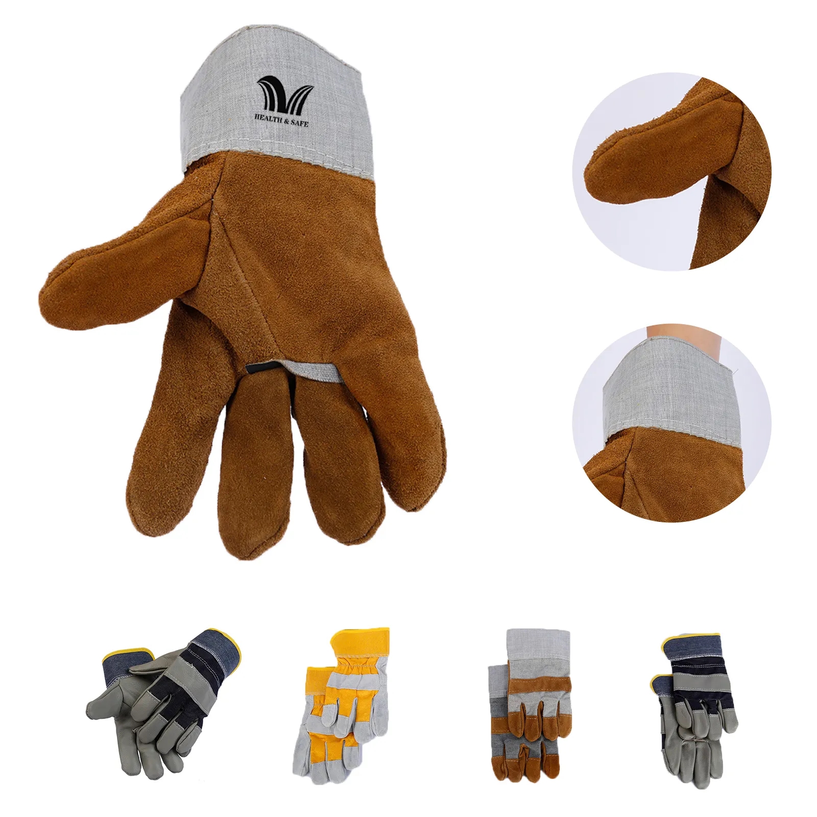 Welding Cowhide Labor Protection Gloves 1