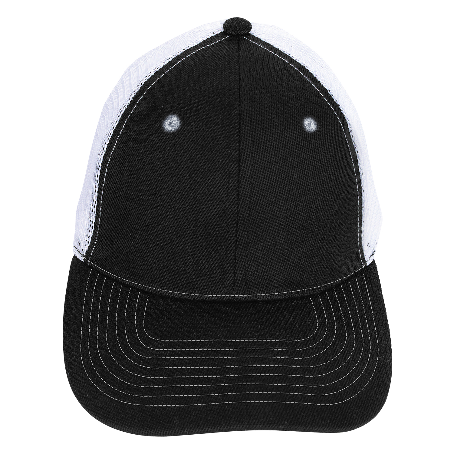 Mid-Profile Accent Mesh Snapback Cap