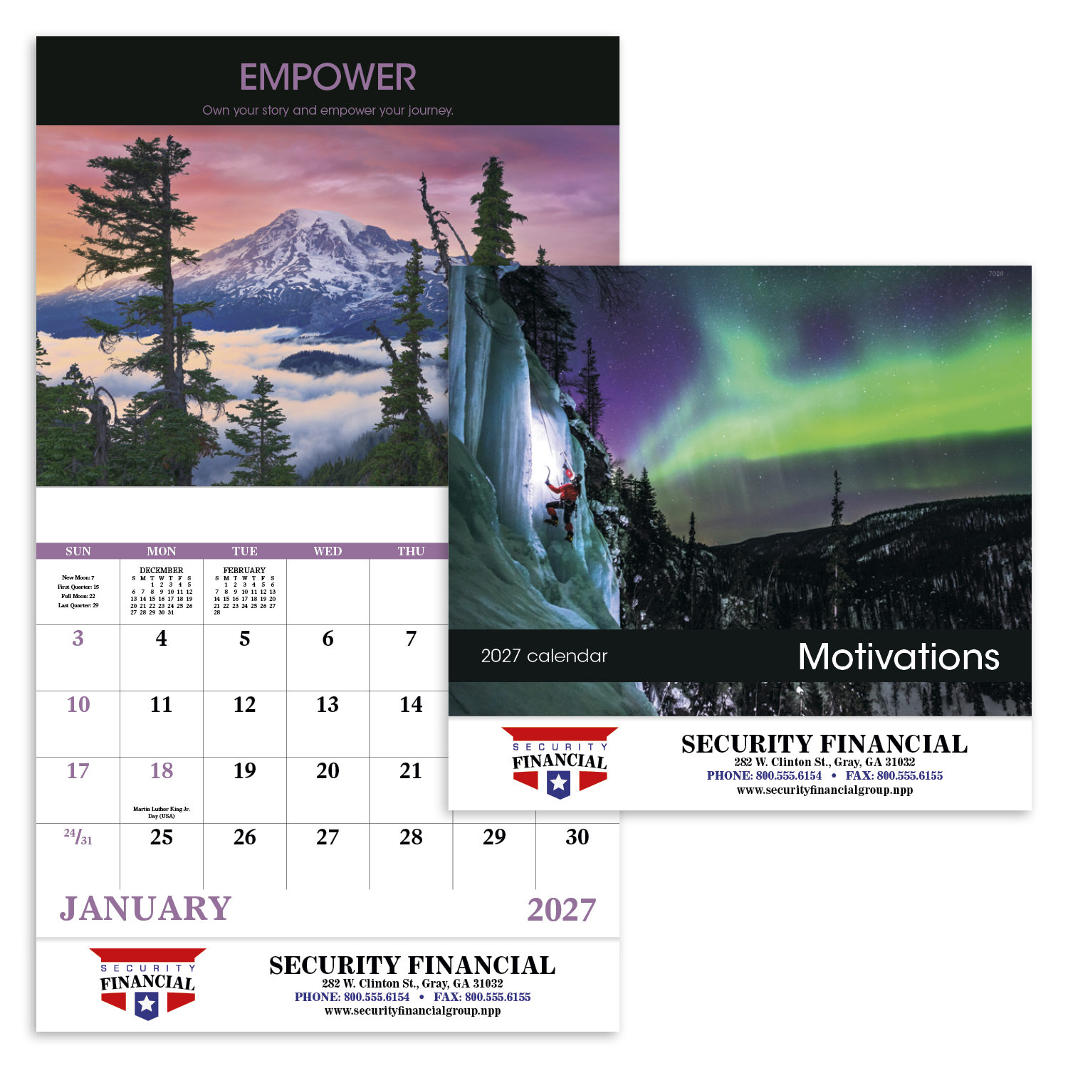 Good Value™ Motivations - Stapled Calendar 58