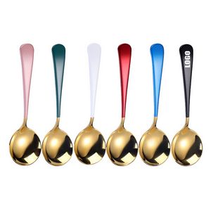 6.22 Inch Dual Color Gold Spoon 16