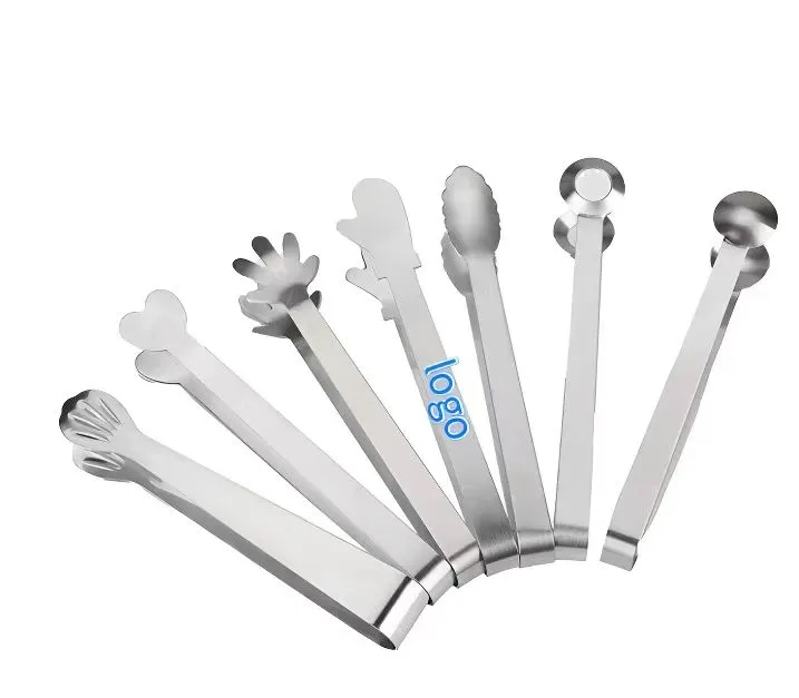 Mini Tea Bag Ice Tongs Stainless Steel Holder 3