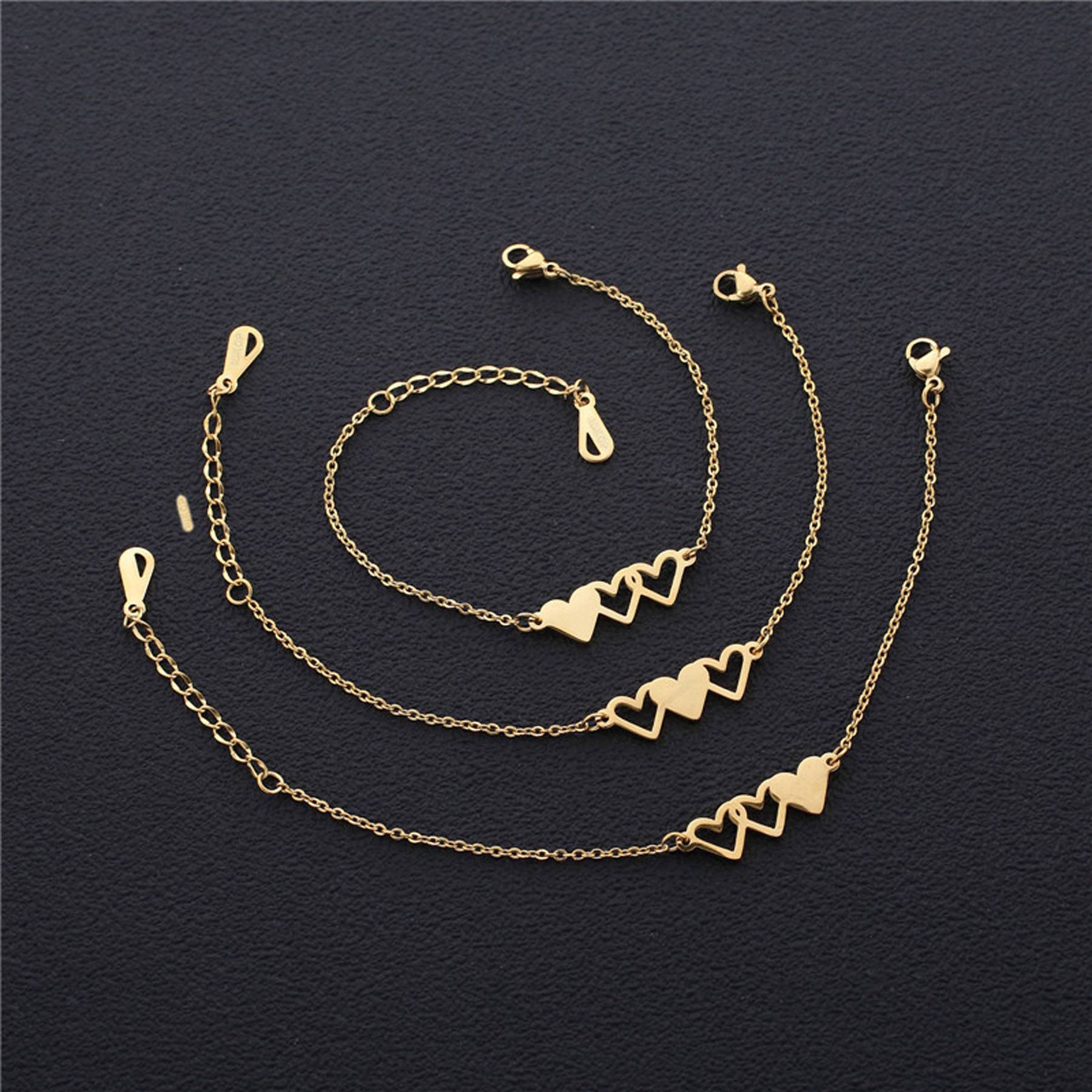 Retro Titanium Steel Love Bracelet 7
