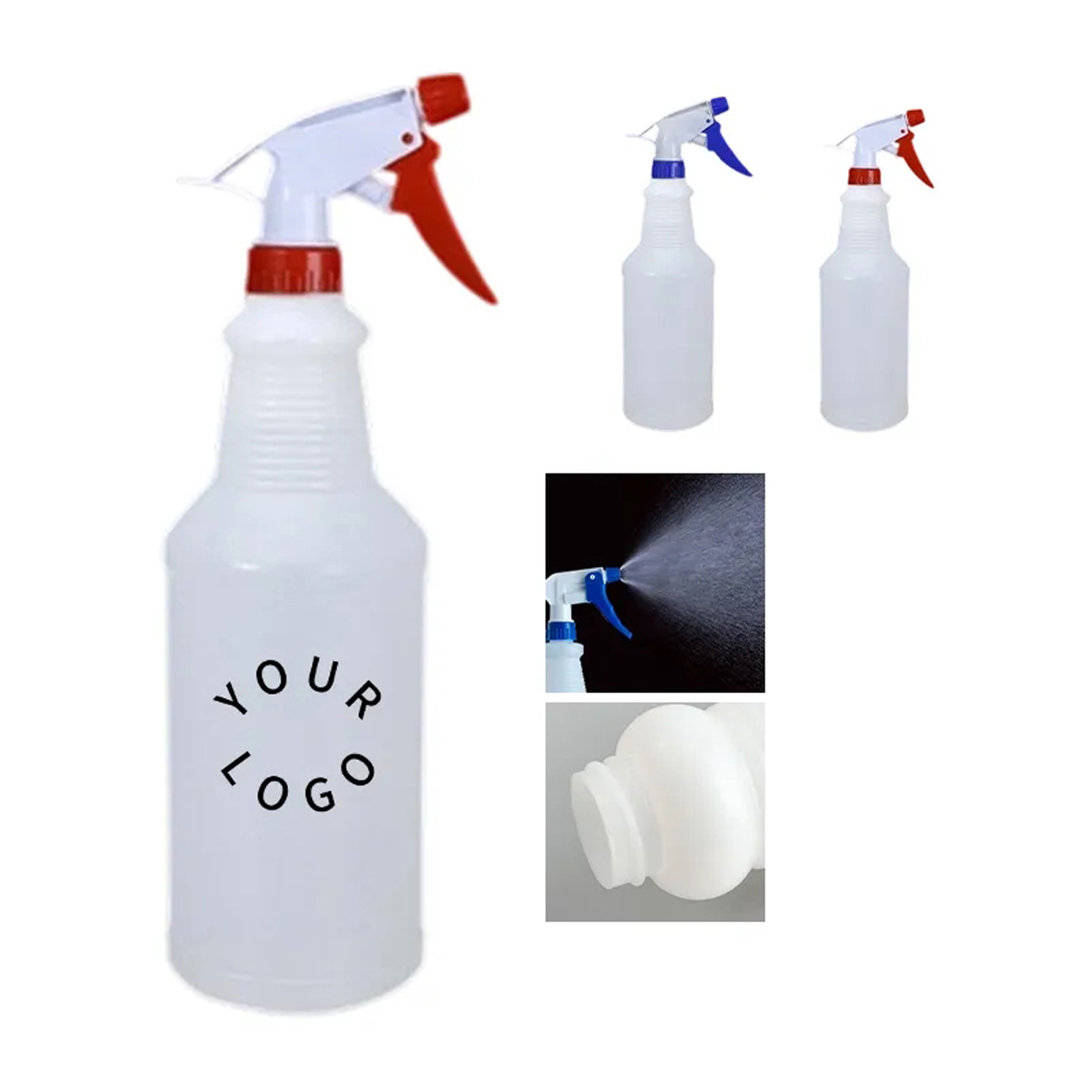 32oz Plastic Spray Bottle for Cleaning and Gardening 2