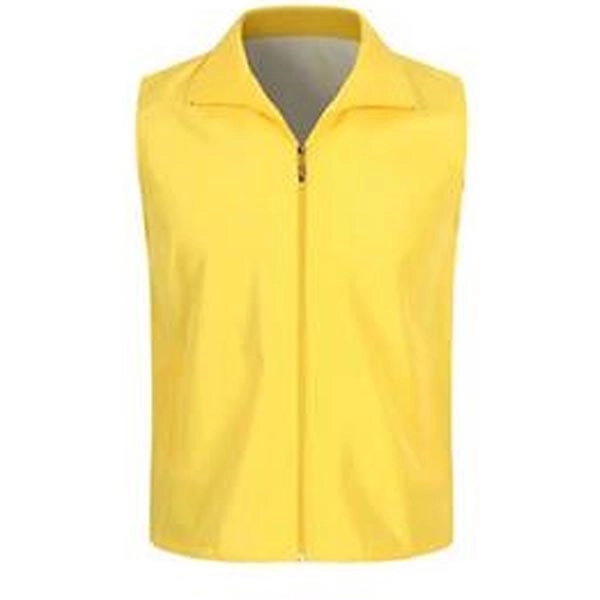 Custom Polyester Sleeveless Work Volunteer Vest 5