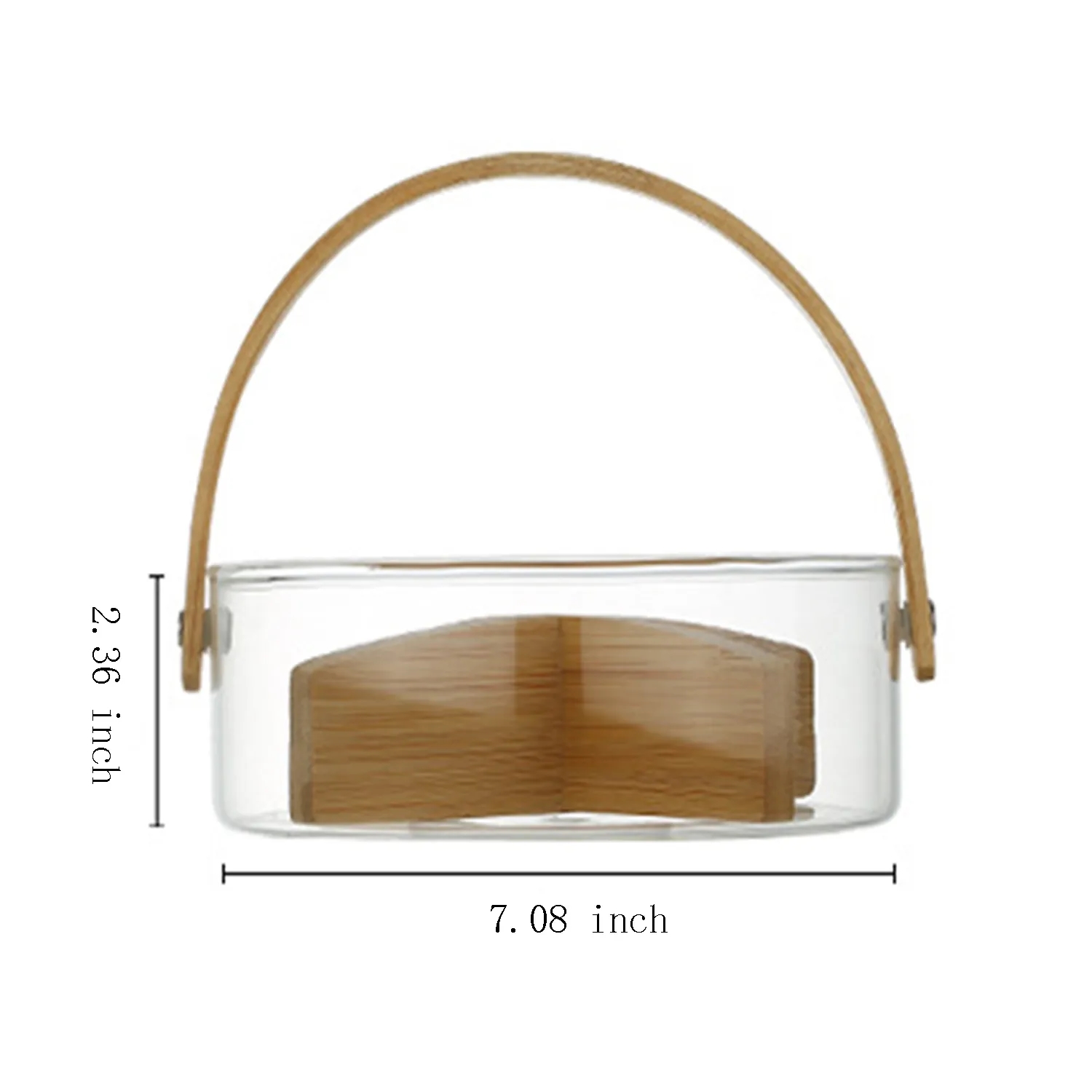 Glass Snack Serving Tray 3
