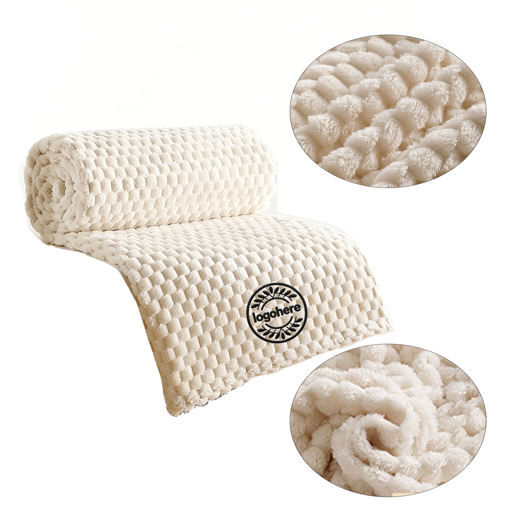 MOQ 20 Luxury Flannel Blanket 2
