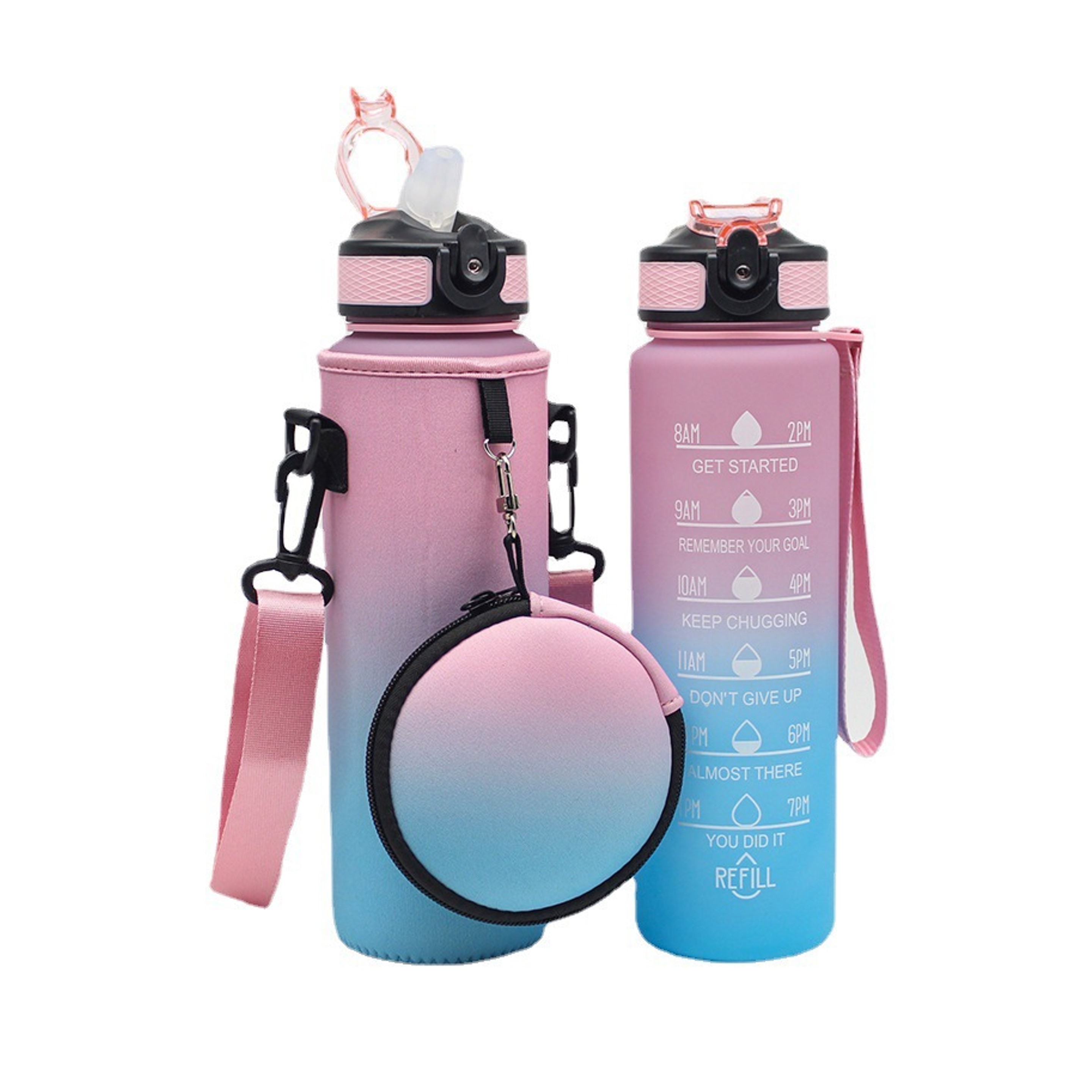 1L Water Bottle Carrier Holder with Pouch (direct import) 6