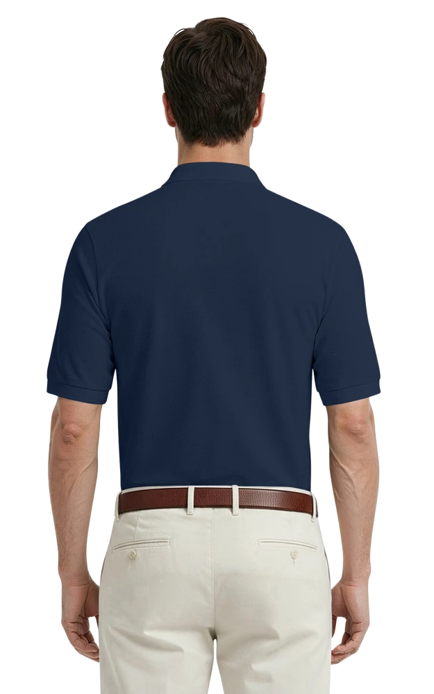 Adult Tonal Stripe Wicking Polo 8