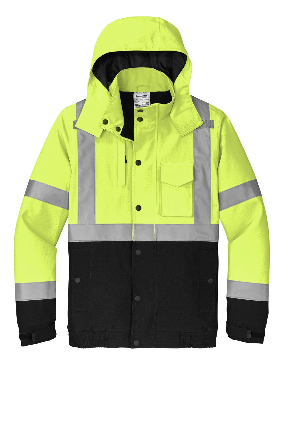 CornerStone ANSI 107 Class 3 Waterproof Insulated Ripstop Bomber Jacket CSJ501 2