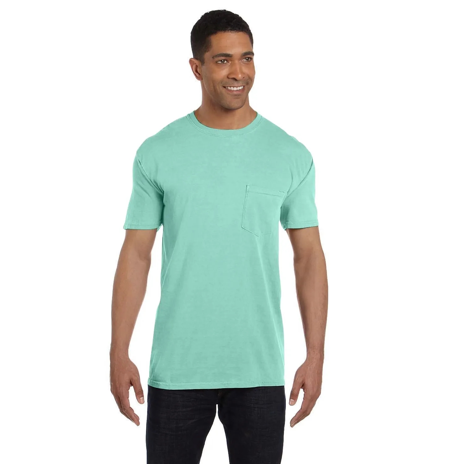 COMFORT COLORS ADULT HEAVYWEIGHT 6.1 OZ. POCKET T-SHIRT 81
