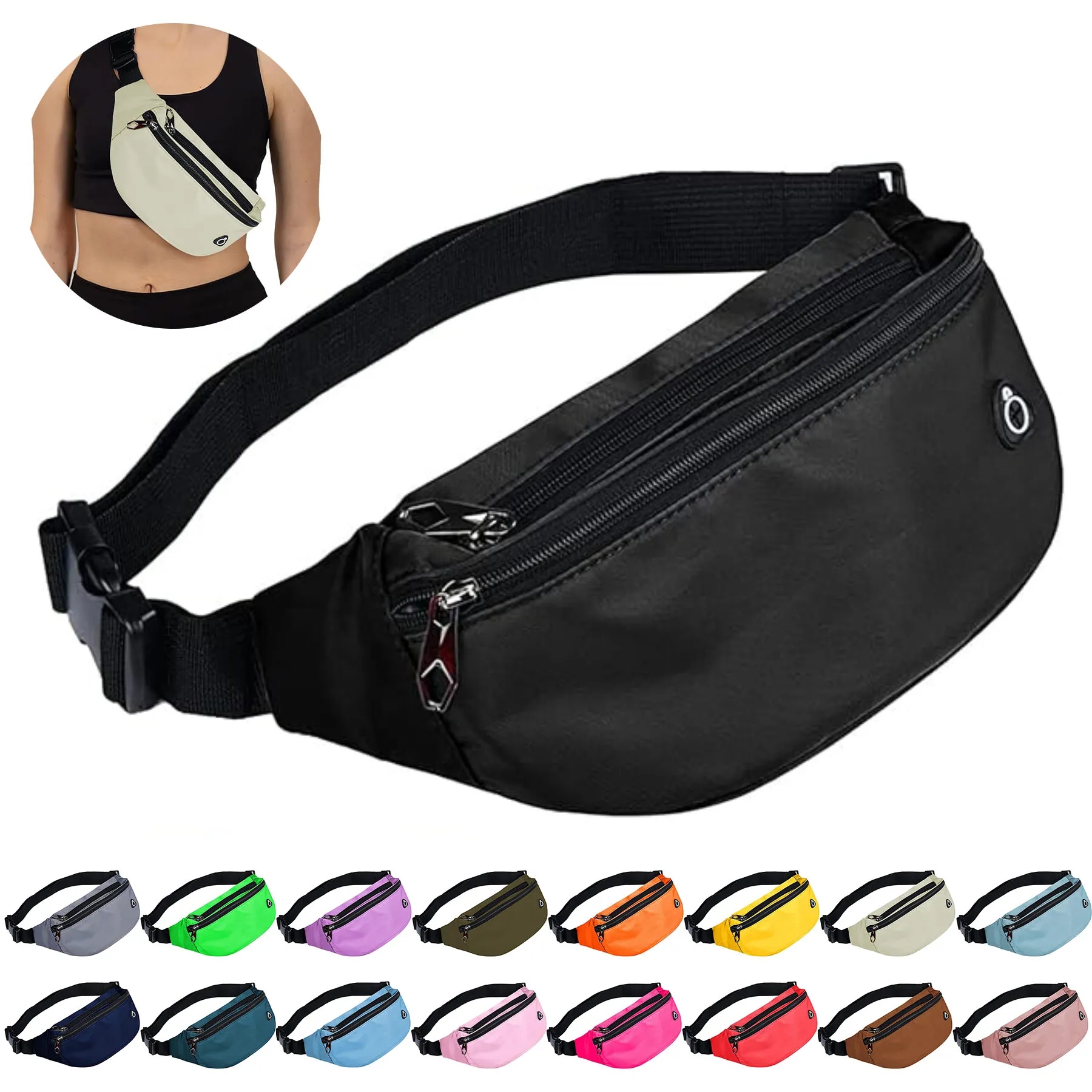 Waterproof Sports Waist Bag Pack 9